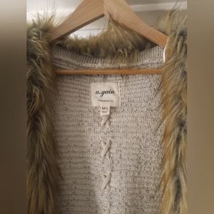 a.gain open front cardigan